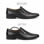 Shoe Stretching in Dubai, before and after on a client's pair