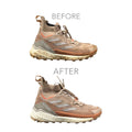 Golf Shoes Cleaning in Dubai, before and after on a client's pair