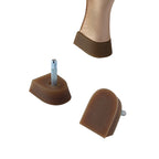 Heel Tips Replacement in Dubai, before and after on a client's pair