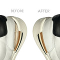 Sole Glue Repair (Minor) in Dubai, before and after on a client's pair